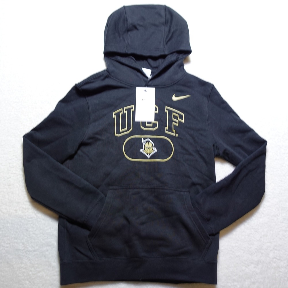 Nike Pullover Hoodie Kids Large Black UCF Knights Club Fleece B31048